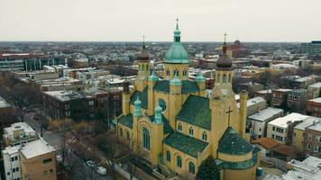 Oekraïense katholieke eparchy van st. Nicolaas van Chicago. Oekraïense diaspora in Chicago. dorp in chicago video