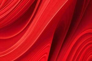 AI generated red waves abstract background texture with copy space. Pro Photo