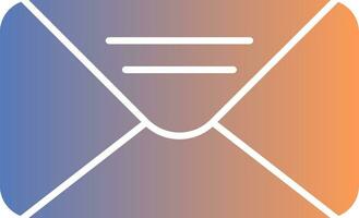 Mail Gradient Icon vector