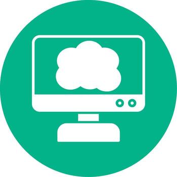 Cloud Computing Vector Icon