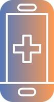 Health Gradient Icon vector
