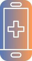 Health Gradient Icon vector