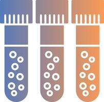 Blood Test Gradient Icon vector