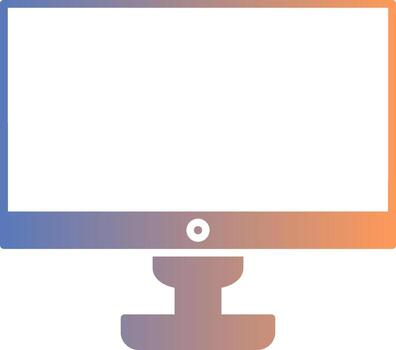 Computer Gradient Icon vector