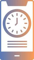 Time Gradient Icon vector