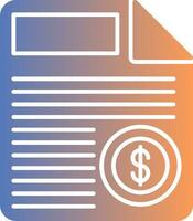 Payment Method Gradient Icon vector