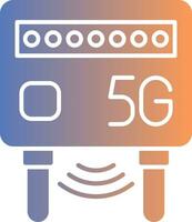 Router Gradient Icon vector