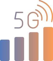 Signal Status Gradient Icon vector