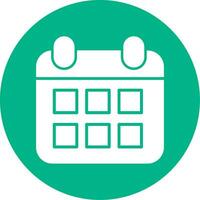 icono de vector de calendario