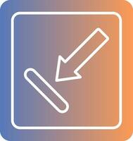 Objective Gradient Icon vector