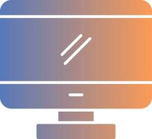 Monitor Gradient Icon vector