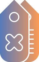 Tag Gradient Icon vector