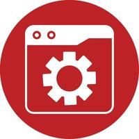 Web Settings Vector Icon