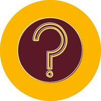 Question Mark Vector Icon