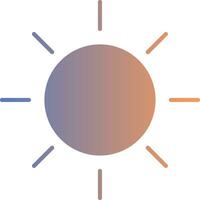 Sun Gradient Icon vector