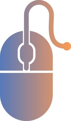 Computer Mouse Gradient Icon