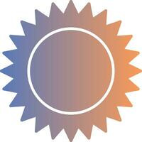 Sun Gradient Icon vector