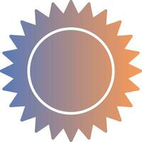 Sun Gradient Icon vector