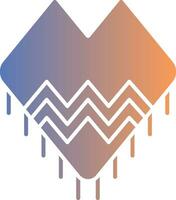 Shawl Gradient Icon vector