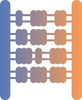 Abacus Gradient Icon vector