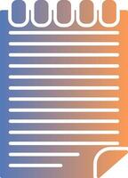 Accounting Gradient Icon vector