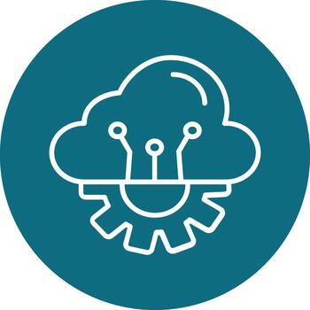Cloud Computing Vector Icon