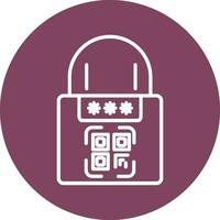 Smart Padlock Vector Icon