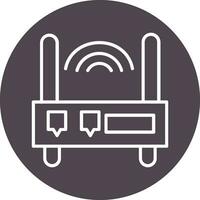 icono de vector de enrutador wifi