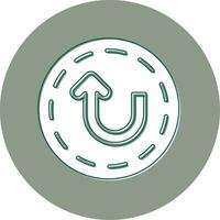 U Turn Vector Icon