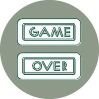 Game over Vector Icon