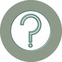 Question Mark Vector Icon