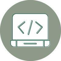 Web coding Vector Icon
