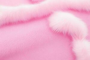 AI generated Close up pink fur pattern wool texture background. Pro Photo