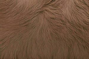 AI generated Close up brown fur pattern wool texture background. Pro Photo