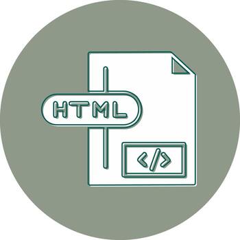 Html File Vector Icon
