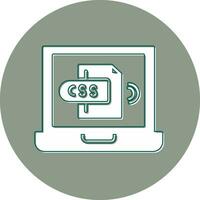 icono de vector de css