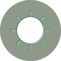 icono de vector de sol