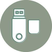 icono de vector de pendrive