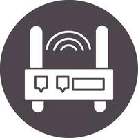 icono de vector de enrutador wifi