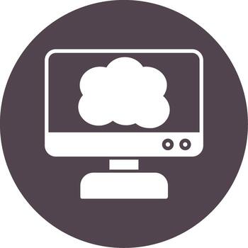 Cloud Computing Vector Icon