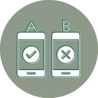 Ab Testing Vector Icon