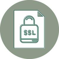 icono de vector de ssl