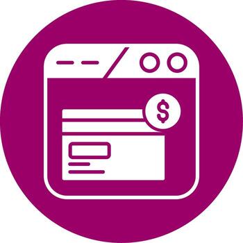 icono de vector de método de pago