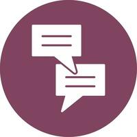 Conversation Vector Icon