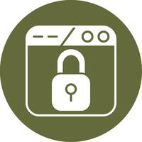 icono de vector de seguridad