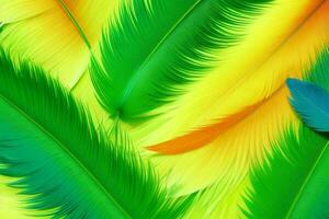 AI generated Feather texture wallpaper background with copy space for text. Pro Photo