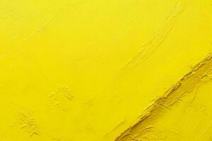 ai generado de cerca de pasta pintura resumen áspero amarillo Arte pintura textura antecedentes. Pro foto
