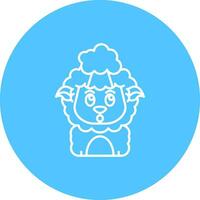 Exploding Line color circle Icon vector