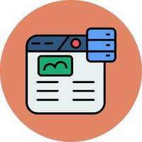 Web Hosting Vector Icon