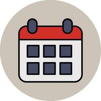 icono de vector de calendario